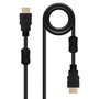 Nanocable Cable HDMI 1.4 Alta Velocidad con Ferrita, 1.8m, Negro